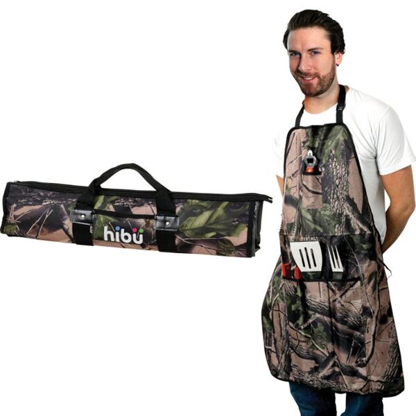 Camo 5 Piece BBQ Apron Set Thumbnail
