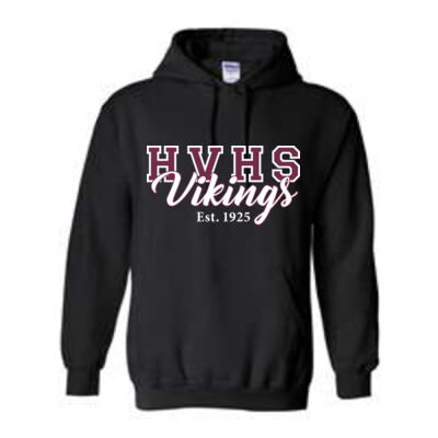 Vikings Classic Applique Hoodie - Adult  Thumbnail