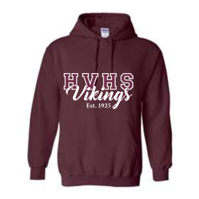 Vikings Classic Applique Hoodie - Adult  Thumbnail